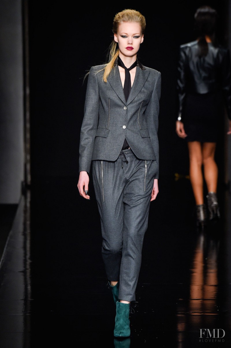 Christine Thollefsen featured in  the John Richmond fashion show for Autumn/Winter 2015