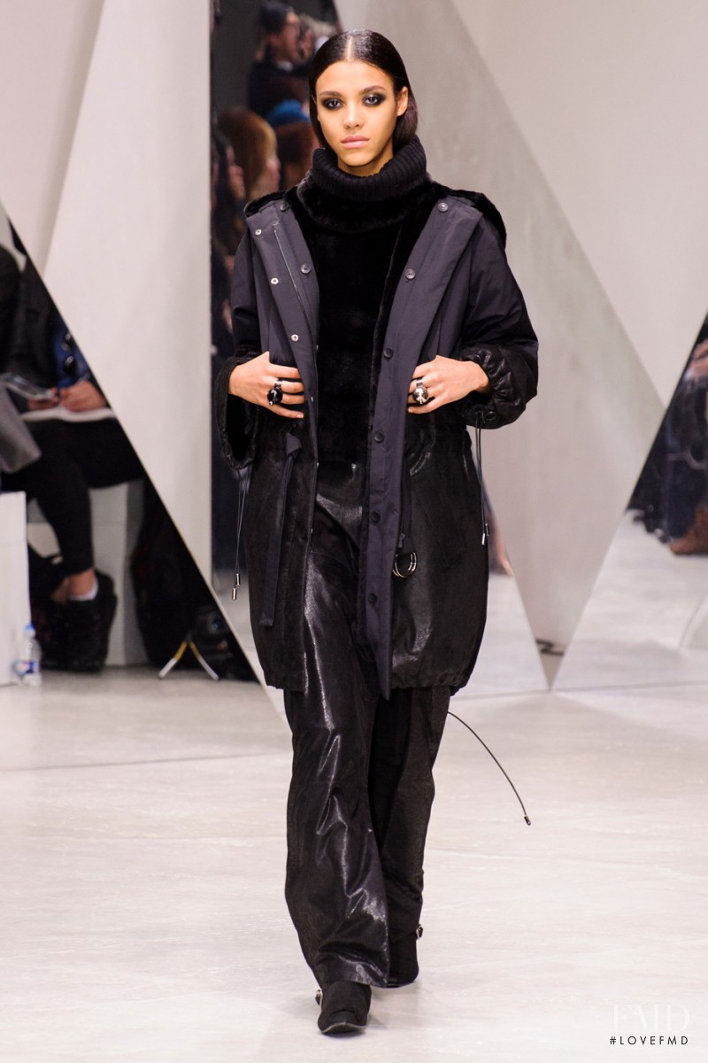 Sasha Hronis featured in  the Pascal Millet fashion show for Autumn/Winter 2015