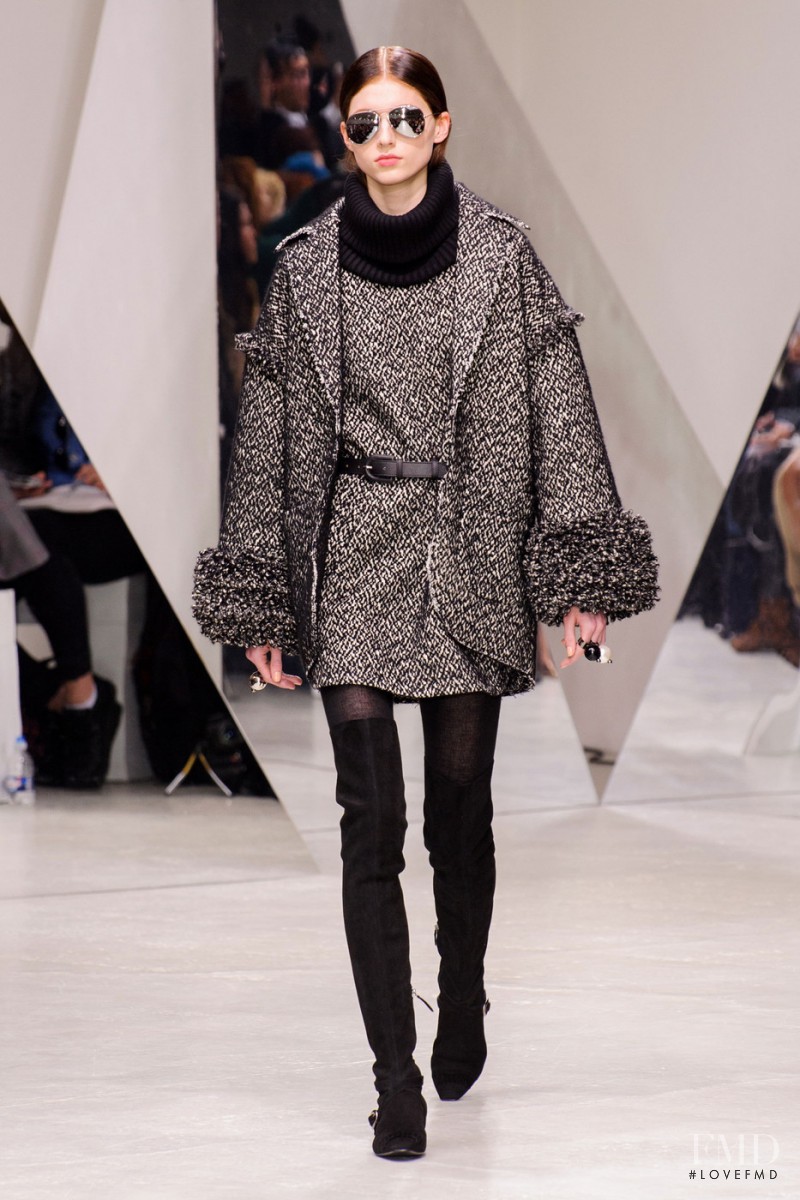 Avery Winthrop McCall featured in  the Pascal Millet fashion show for Autumn/Winter 2015