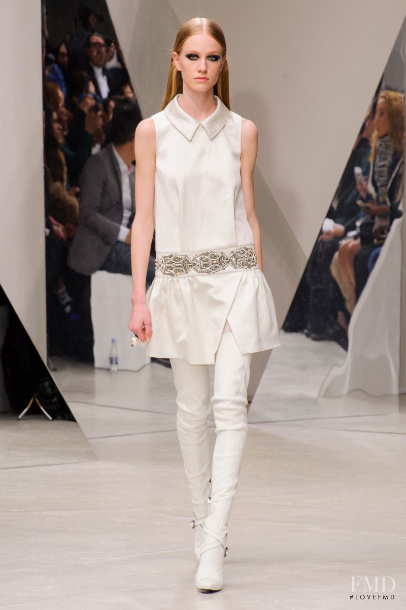 Naemi Schink featured in  the Pascal Millet fashion show for Autumn/Winter 2015