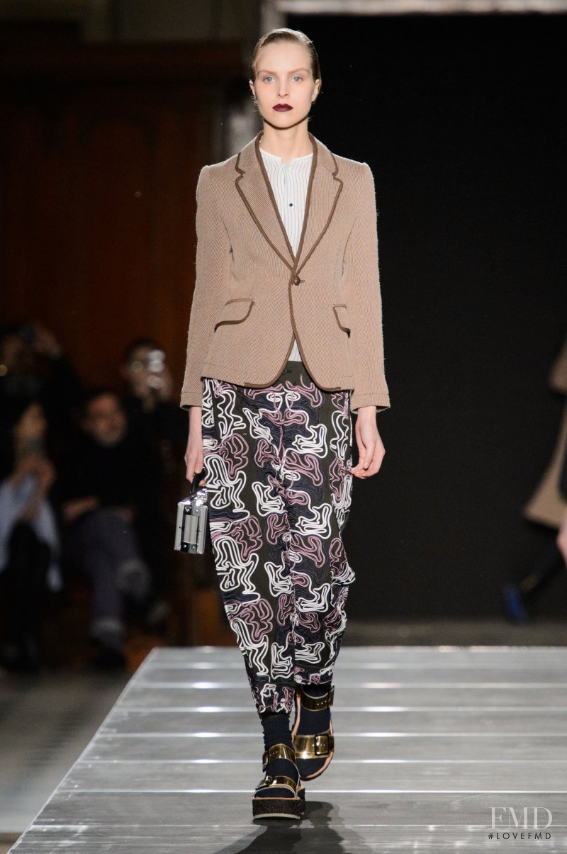 Kati Fiskaali featured in  the Julien David fashion show for Autumn/Winter 2015