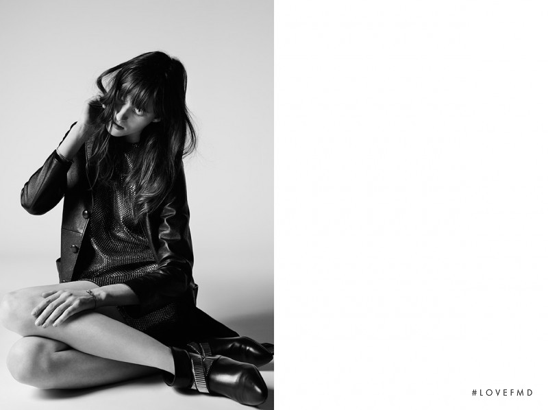 Helena Severin featured in  the Saint Laurent advertisement for Pre-Fall 2015