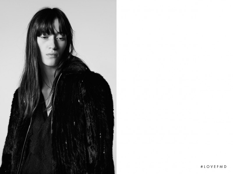 Helena Severin featured in  the Saint Laurent advertisement for Pre-Fall 2015