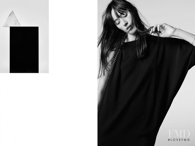 Helena Severin featured in  the Saint Laurent advertisement for Pre-Fall 2015