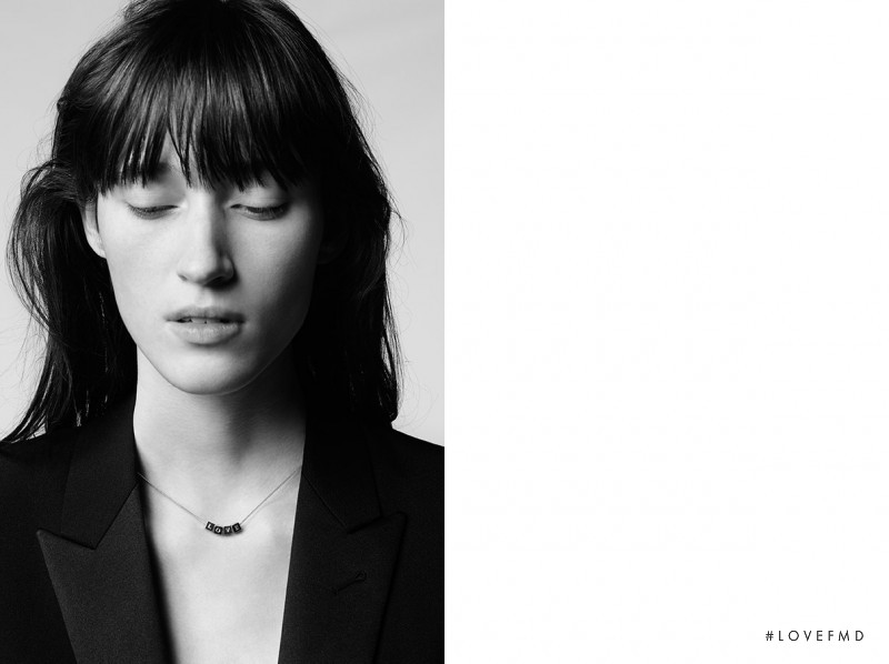 Helena Severin featured in  the Saint Laurent advertisement for Pre-Fall 2015