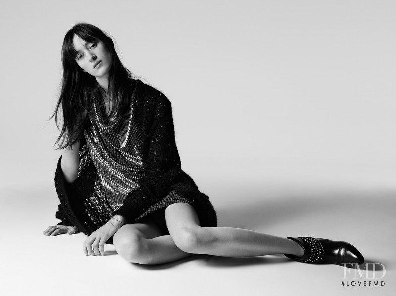 Helena Severin featured in  the Saint Laurent advertisement for Pre-Fall 2015