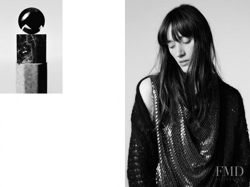 Helena Severin featured in  the Saint Laurent advertisement for Pre-Fall 2015