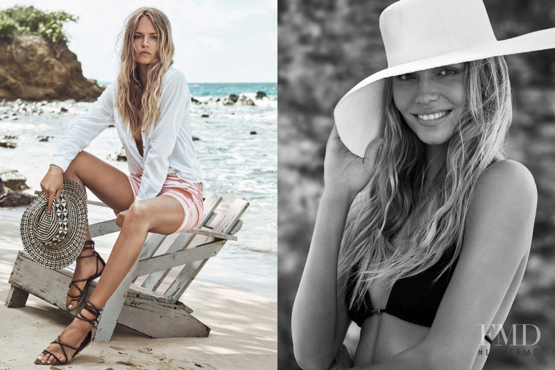 Natasha Poly featured in  the H&M advertisement for Spring/Summer 2015