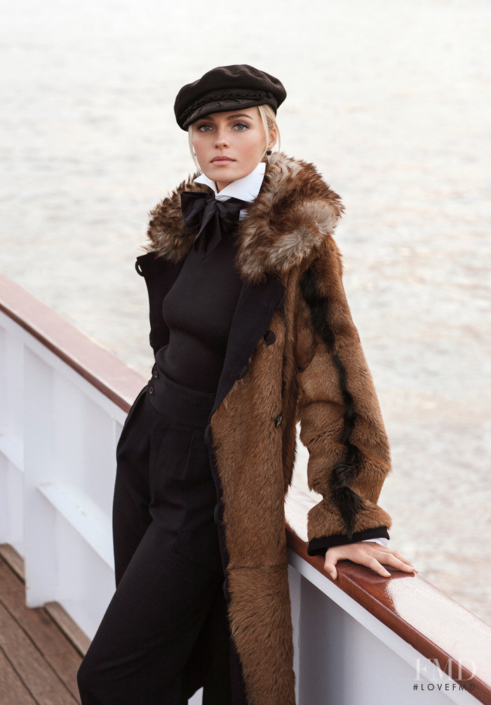 Valentina Zelyaeva featured in  the Ralph Lauren Collection advertisement for Autumn/Winter 2013