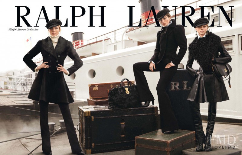 Anna Selezneva featured in  the Ralph Lauren Collection advertisement for Autumn/Winter 2013