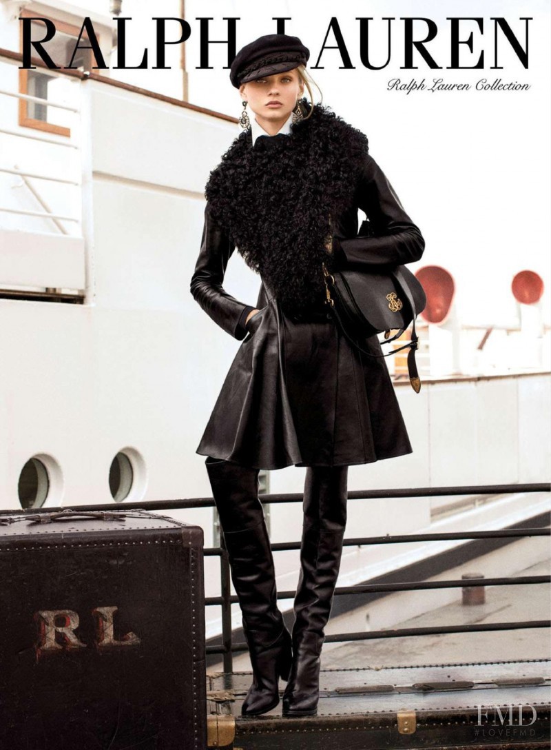 Anna Selezneva featured in  the Ralph Lauren Collection advertisement for Autumn/Winter 2013