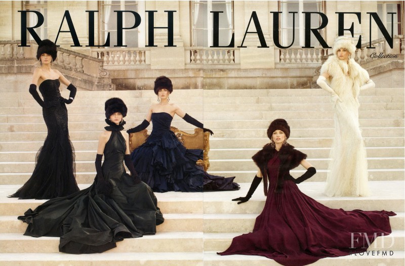 Andreea Diaconu featured in  the Ralph Lauren Collection advertisement for Autumn/Winter 2013