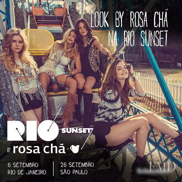 Barbara Palvin featured in  the Rosa Chá advertisement for Autumn/Winter 2015