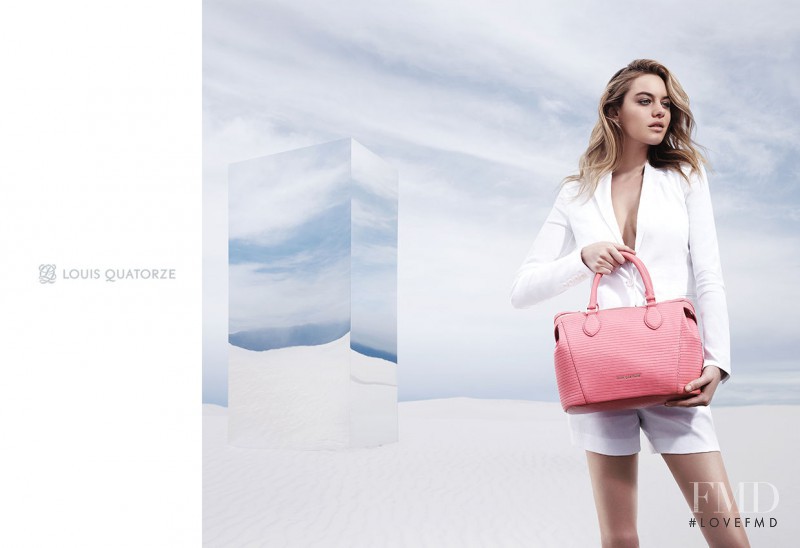 Camille Rowe featured in  the Louis Quatorze advertisement for Spring/Summer 2015