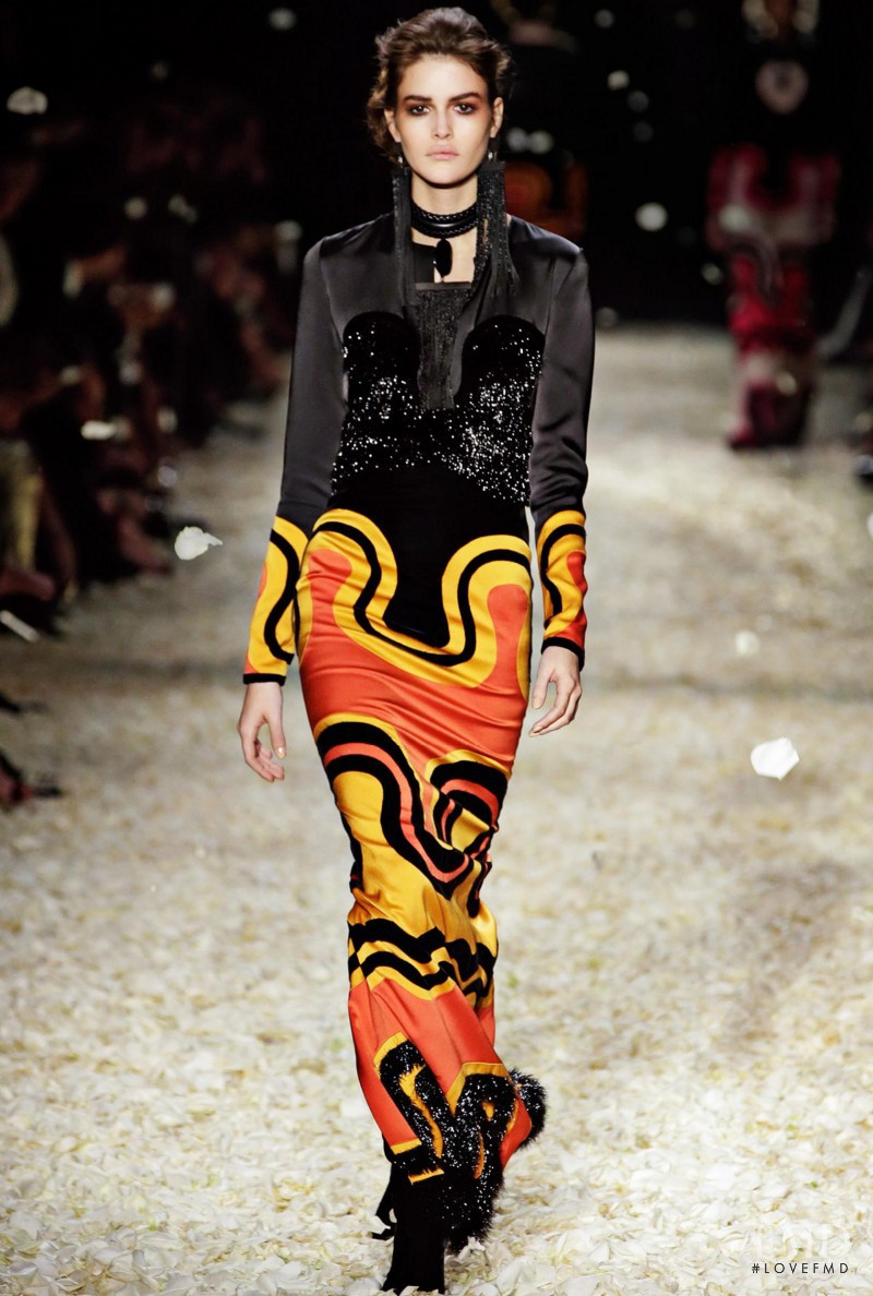 Vanessa Moody featured in  the Tom Ford fashion show for Autumn/Winter 2015
