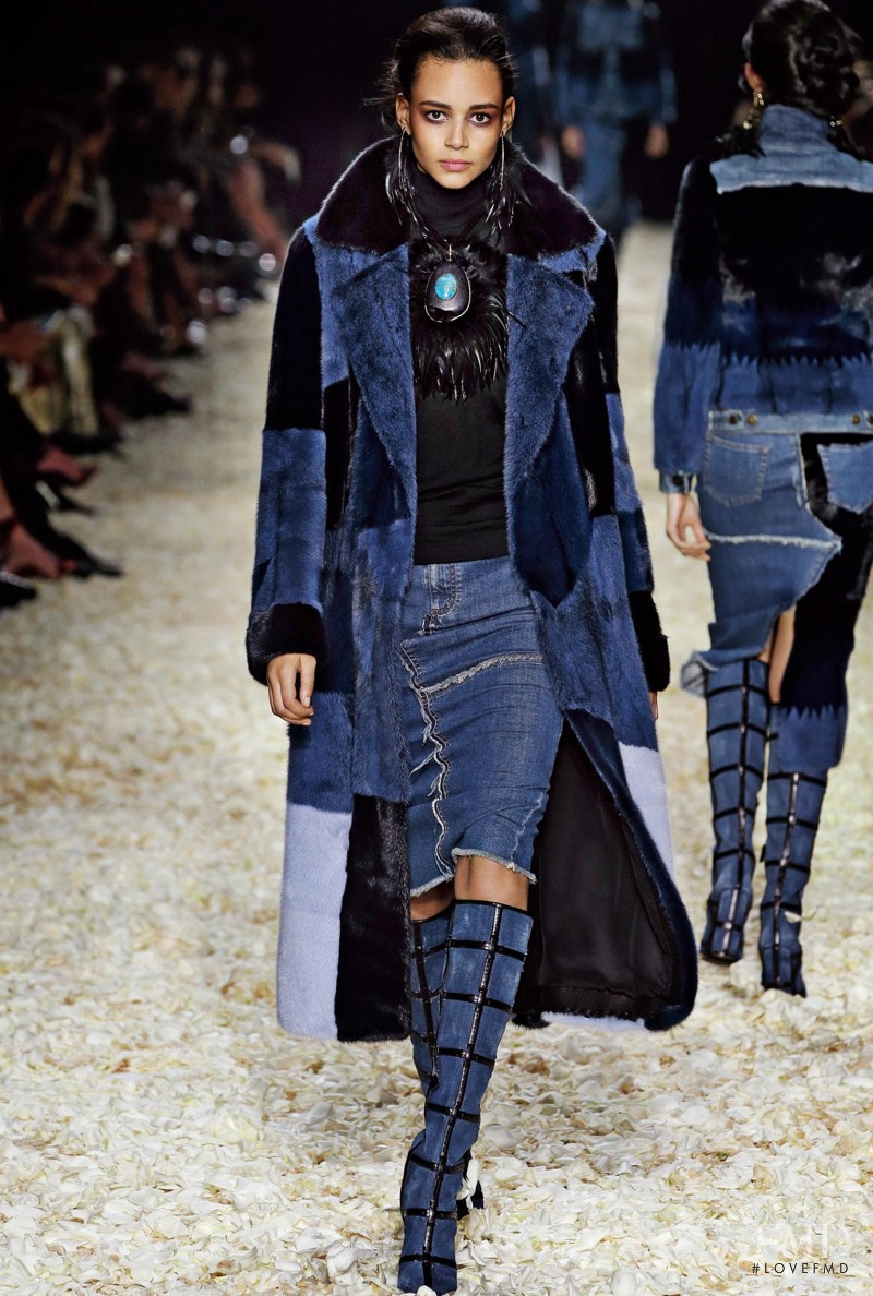Binx Walton featured in  the Tom Ford fashion show for Autumn/Winter 2015