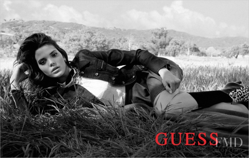 Meghan Wiggins featured in  the Guess advertisement for Autumn/Winter 2012