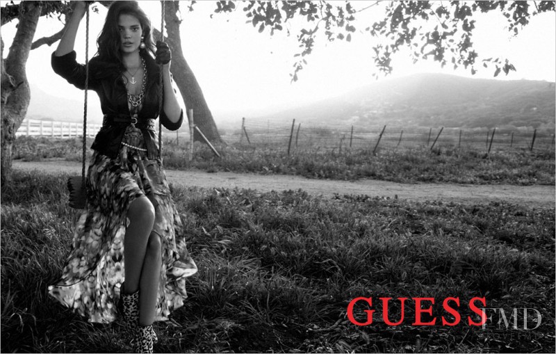 Meghan Wiggins featured in  the Guess advertisement for Autumn/Winter 2012