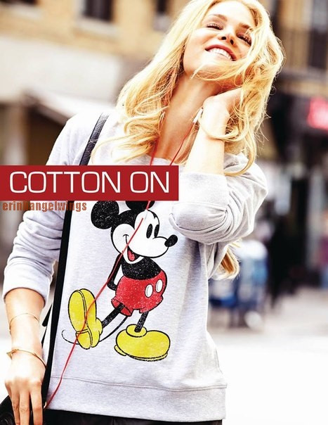 Erin Heatherton featured in  the Cotton On advertisement for Spring/Summer 2014