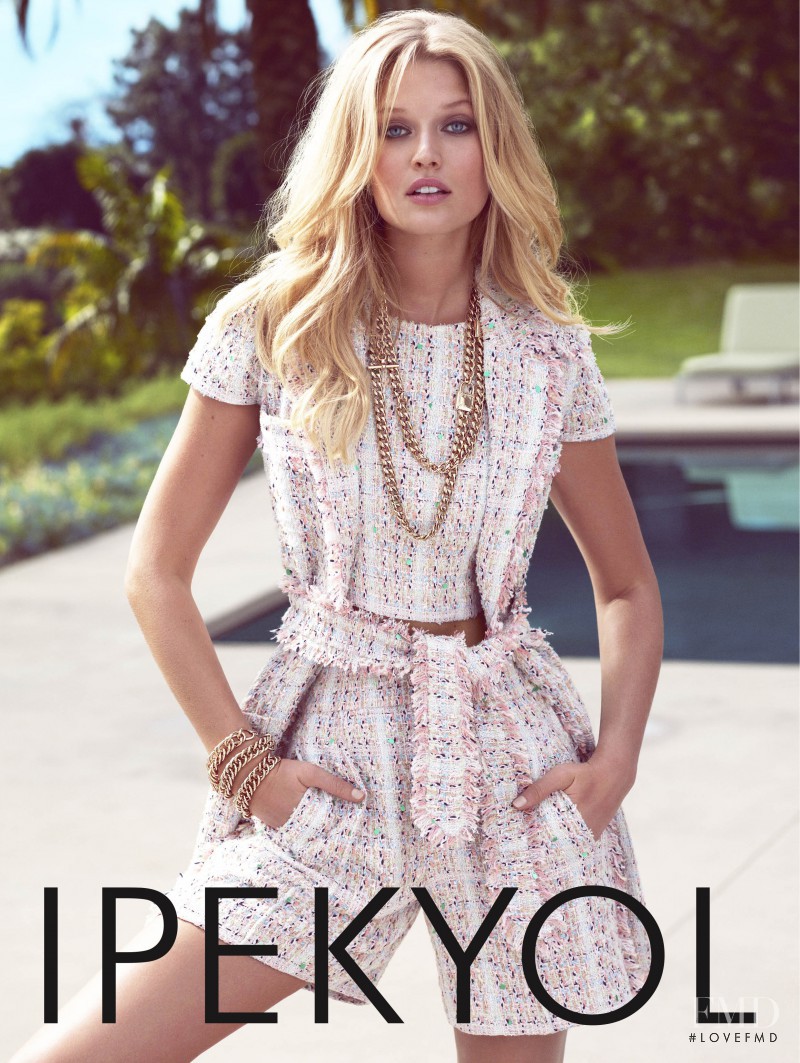 Toni Garrn featured in  the Ipekyol advertisement for Spring/Summer 2015