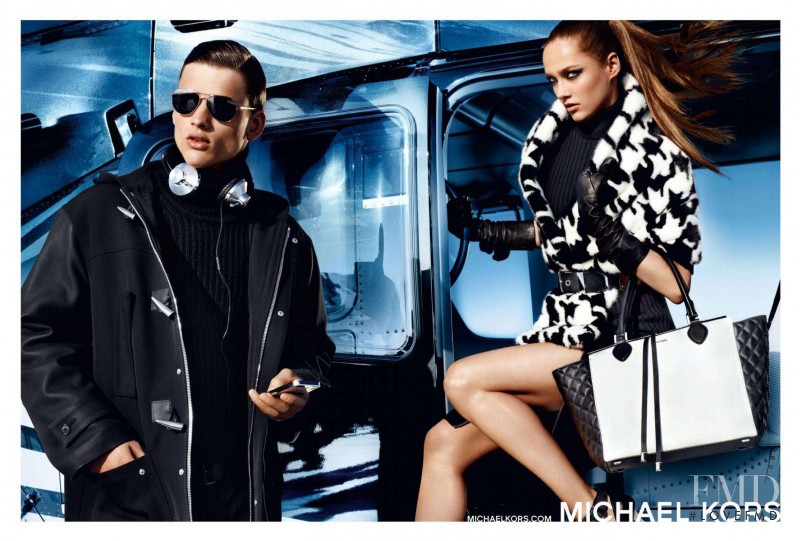 Karmen Pedaru featured in  the Michael Kors Collection advertisement for Autumn/Winter 2013