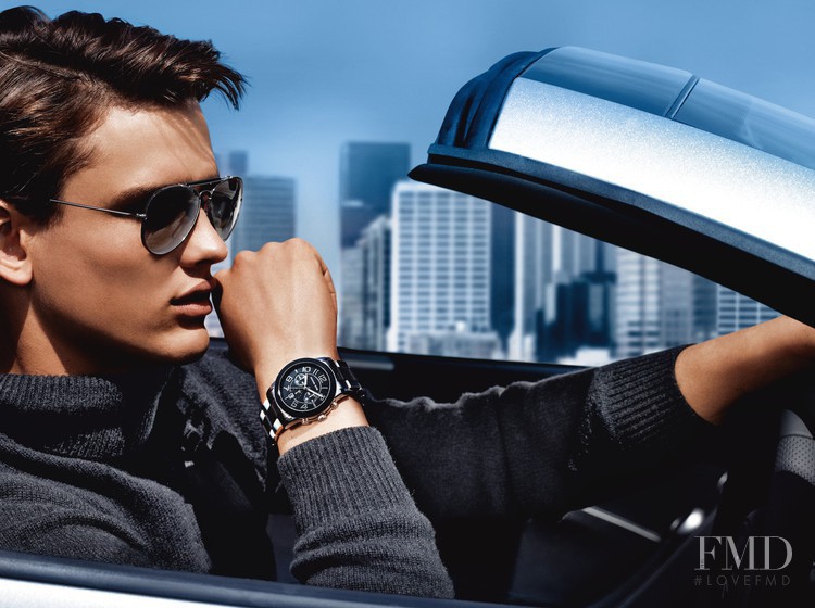 Simon Nessman featured in  the Michael Kors Collection advertisement for Autumn/Winter 2013