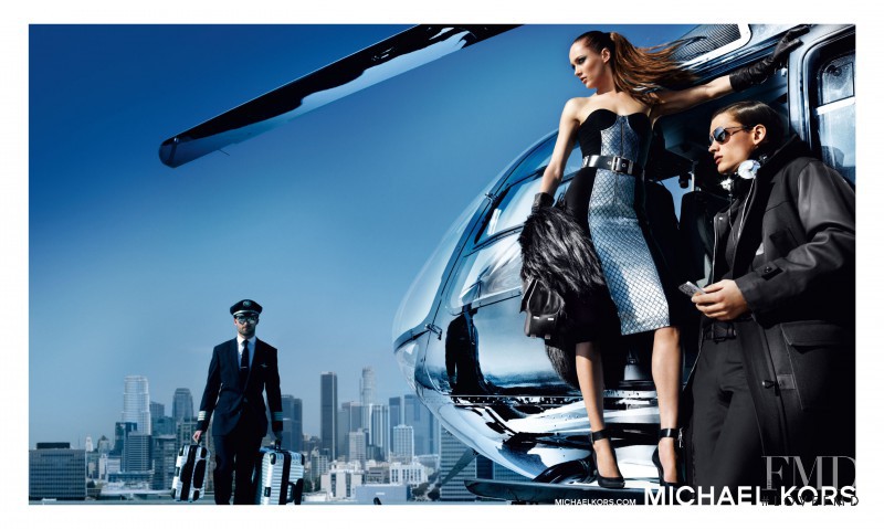 Karmen Pedaru featured in  the Michael Kors Collection advertisement for Autumn/Winter 2013