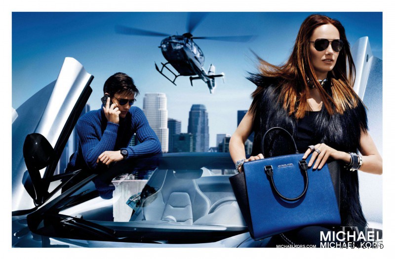 Karmen Pedaru featured in  the Michael Kors Collection advertisement for Autumn/Winter 2013