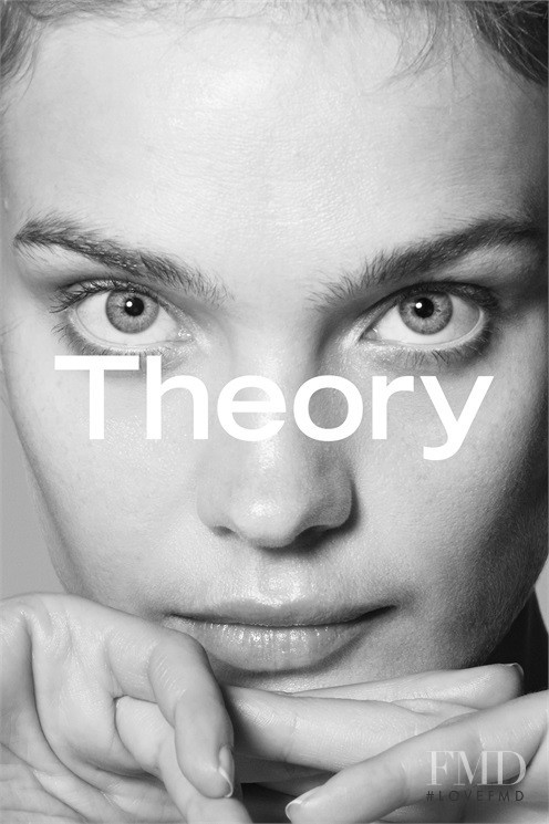 Natalia Vodianova featured in  the Theory advertisement for Spring/Summer 2015