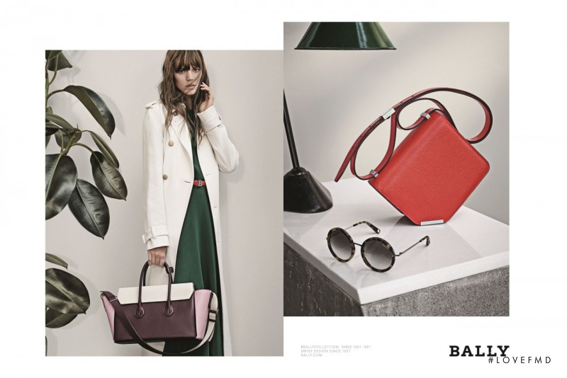 Freja Beha Erichsen featured in  the Bally advertisement for Spring/Summer 2015