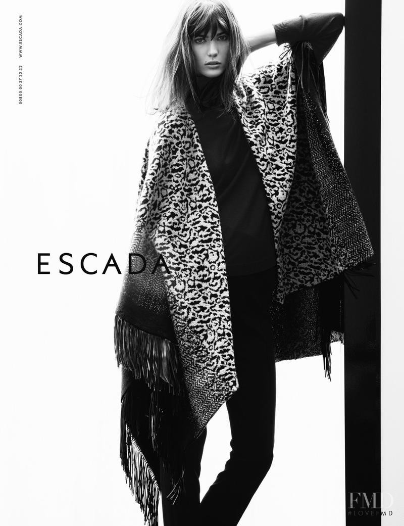 Kendra Spears featured in  the Escada advertisement for Autumn/Winter 2013