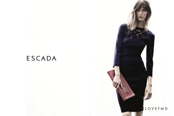 Kendra Spears featured in  the Escada advertisement for Autumn/Winter 2013