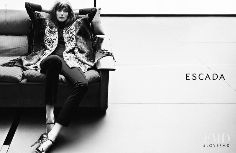 Kendra Spears featured in  the Escada advertisement for Autumn/Winter 2013