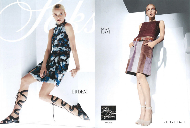 Saks Fifth Avenue advertisement for Spring/Summer 2015