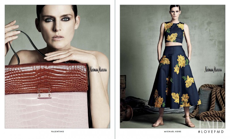 Stella Tennant featured in  the Neiman Marcus advertisement for Spring/Summer 2015