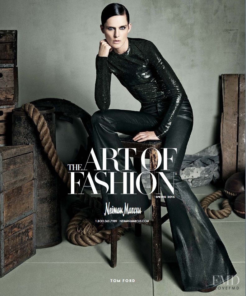 Stella Tennant featured in  the Neiman Marcus advertisement for Spring/Summer 2015