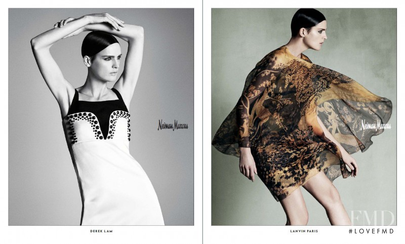 Stella Tennant featured in  the Neiman Marcus advertisement for Spring/Summer 2015