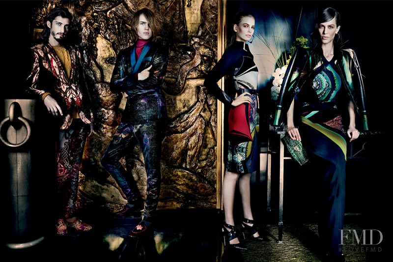 Aymeline Valade featured in  the Etro advertisement for Autumn/Winter 2013