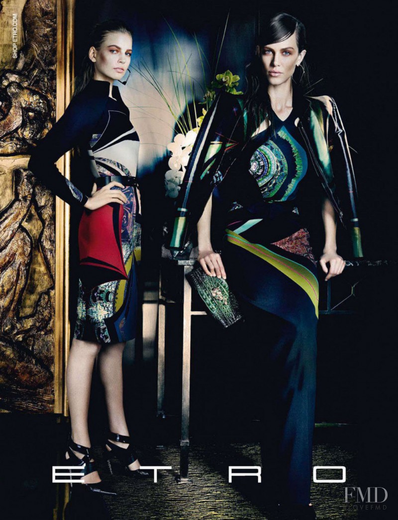 Aymeline Valade featured in  the Etro advertisement for Autumn/Winter 2013