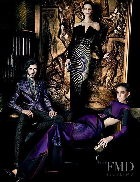 Aymeline Valade featured in  the Etro advertisement for Autumn/Winter 2013