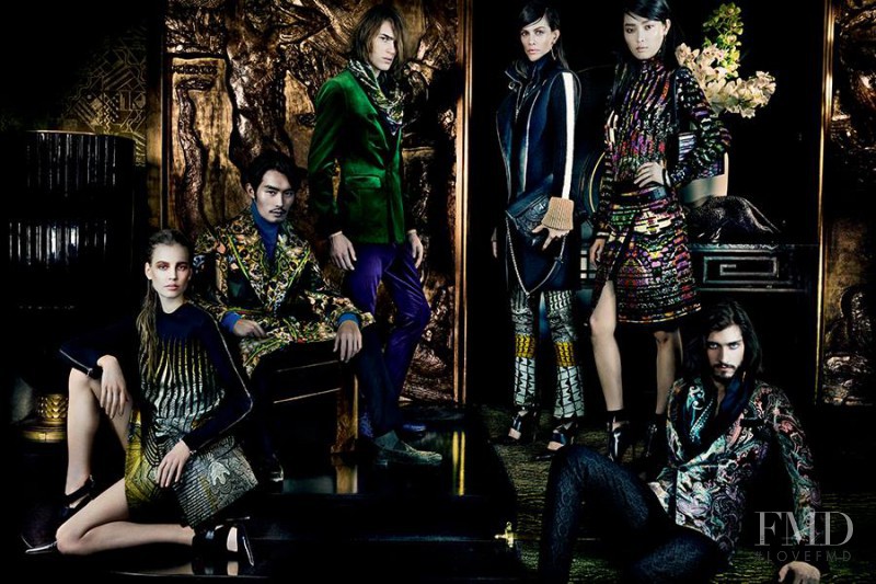 Aymeline Valade featured in  the Etro advertisement for Autumn/Winter 2013