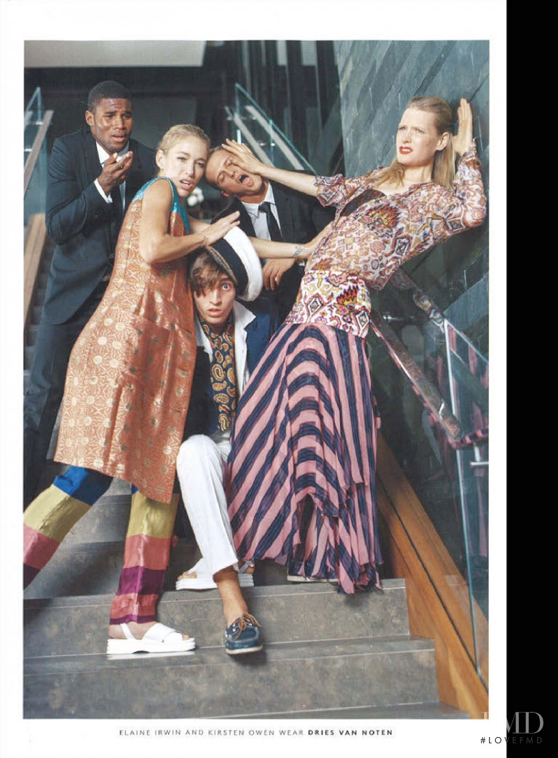 Elaine Irwin Mellencamp featured in  the Barneys New York advertisement for Spring/Summer 2015