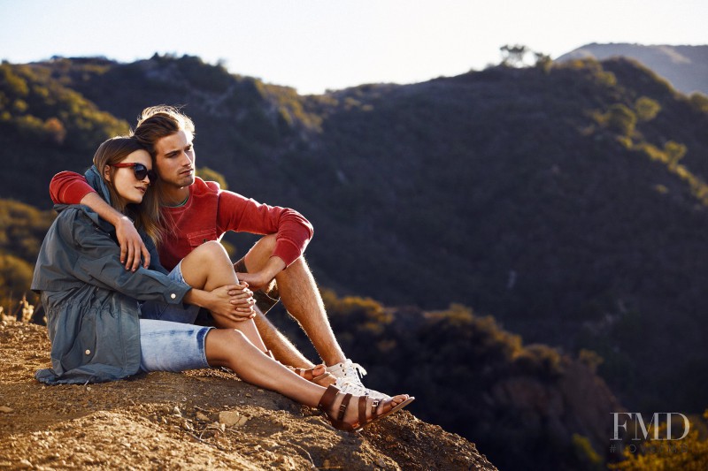 Tilda Lindstam featured in  the Hilfiger Denim advertisement for Spring/Summer 2015