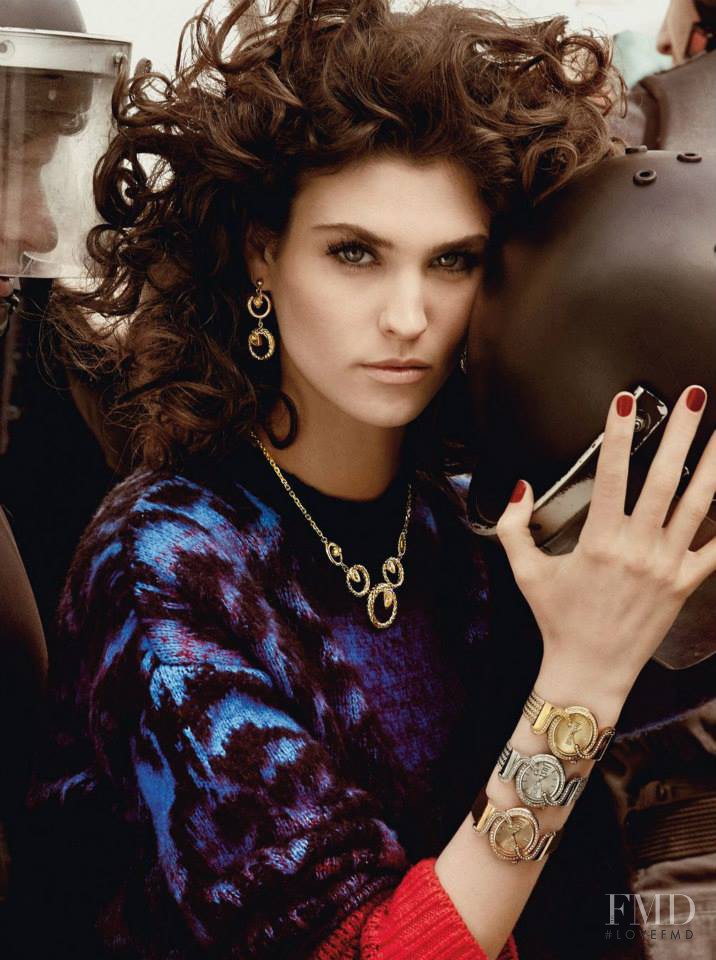 Manon Leloup featured in  the Just Cavalli advertisement for Autumn/Winter 2013