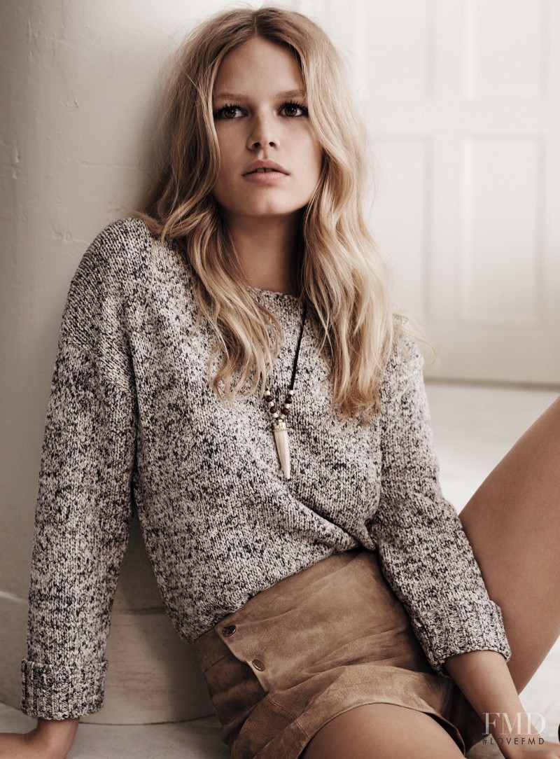 Anna Ewers featured in  the Mango advertisement for Spring/Summer 2015
