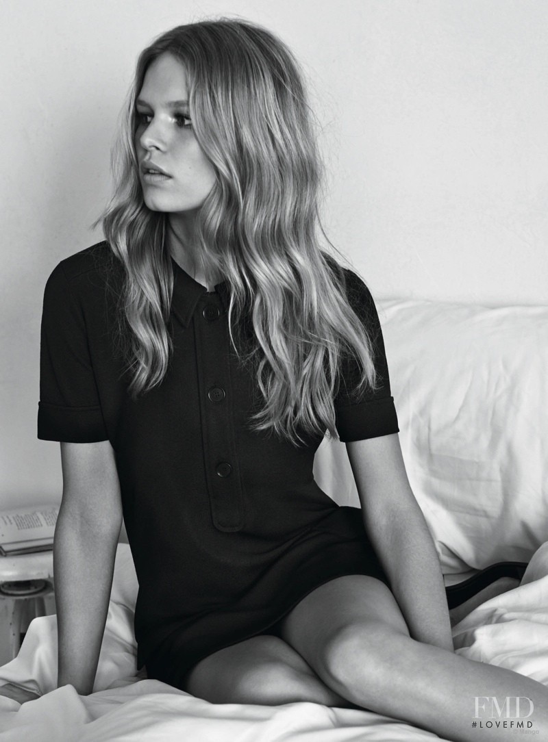 Anna Ewers featured in  the Mango advertisement for Spring/Summer 2015