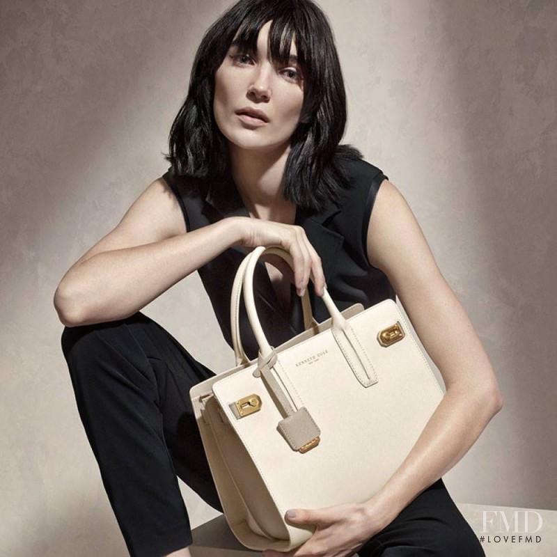 Janice Alida featured in  the Kenneth Cole advertisement for Spring/Summer 2015