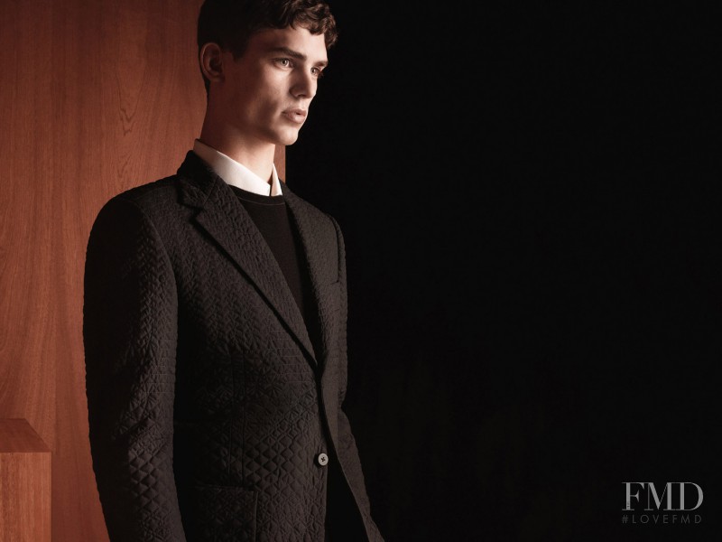 Arthur Gosse featured in  the ZZegna advertisement for Autumn/Winter 2013