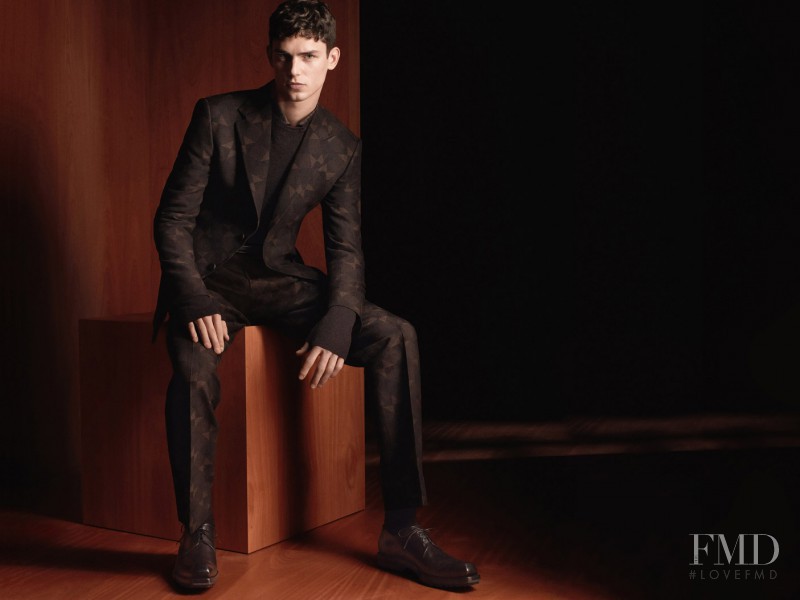 Arthur Gosse featured in  the ZZegna advertisement for Autumn/Winter 2013