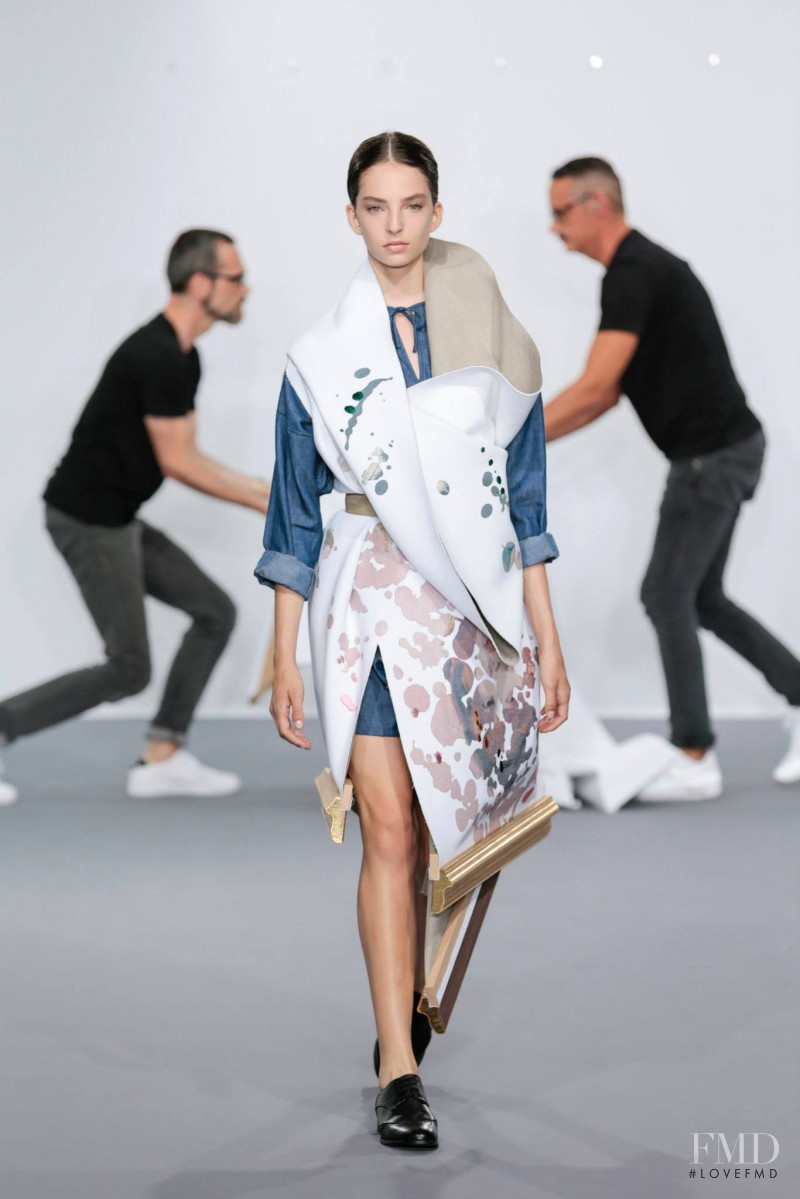 Sophie Jones featured in  the Viktor & Rolf fashion show for Autumn/Winter 2015